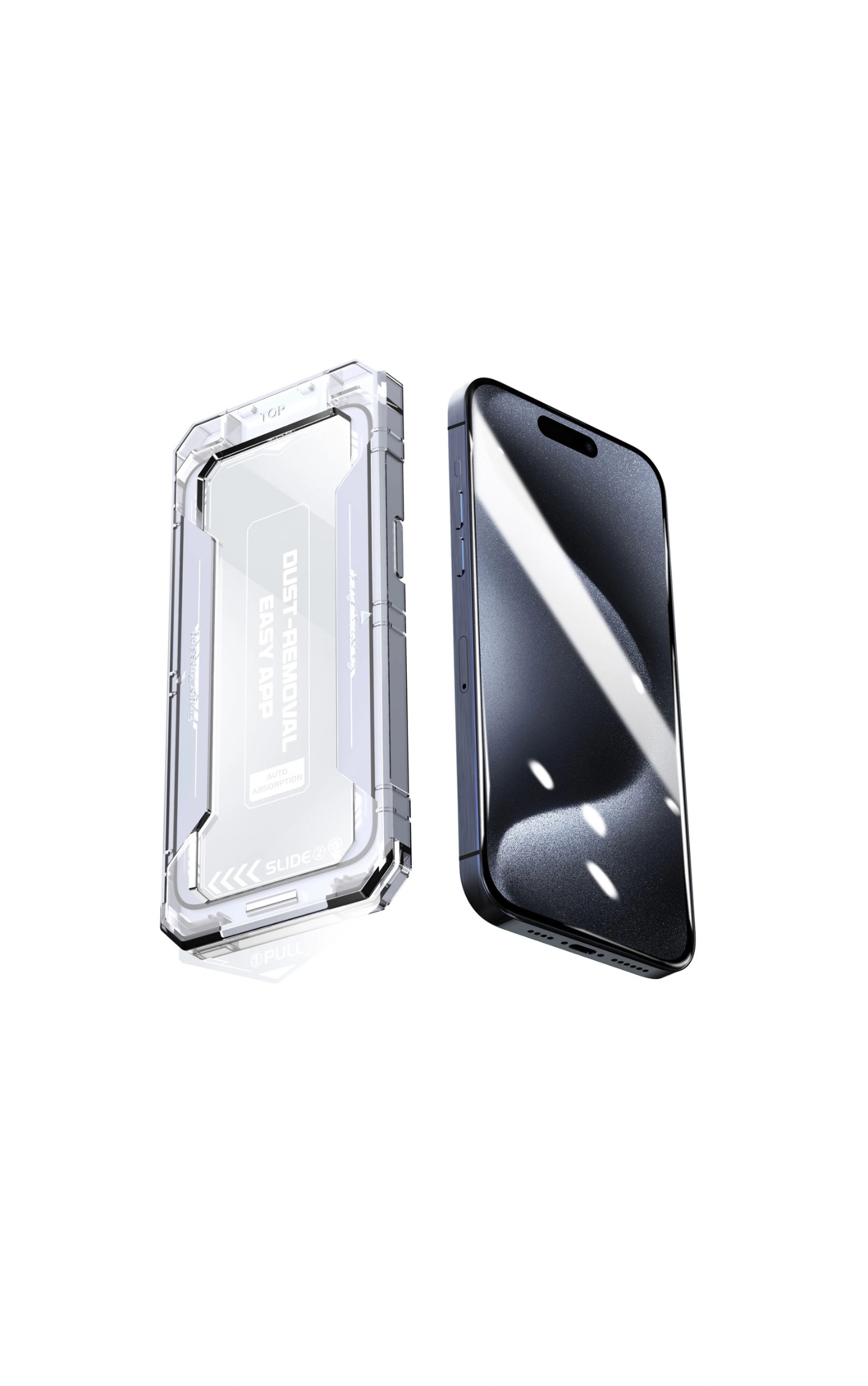 Halcon Clear Tempered Glass Protector for iPhone 15Pro Series